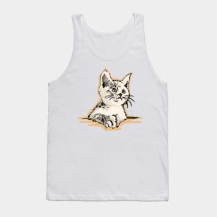 A cute kitten Tank Top